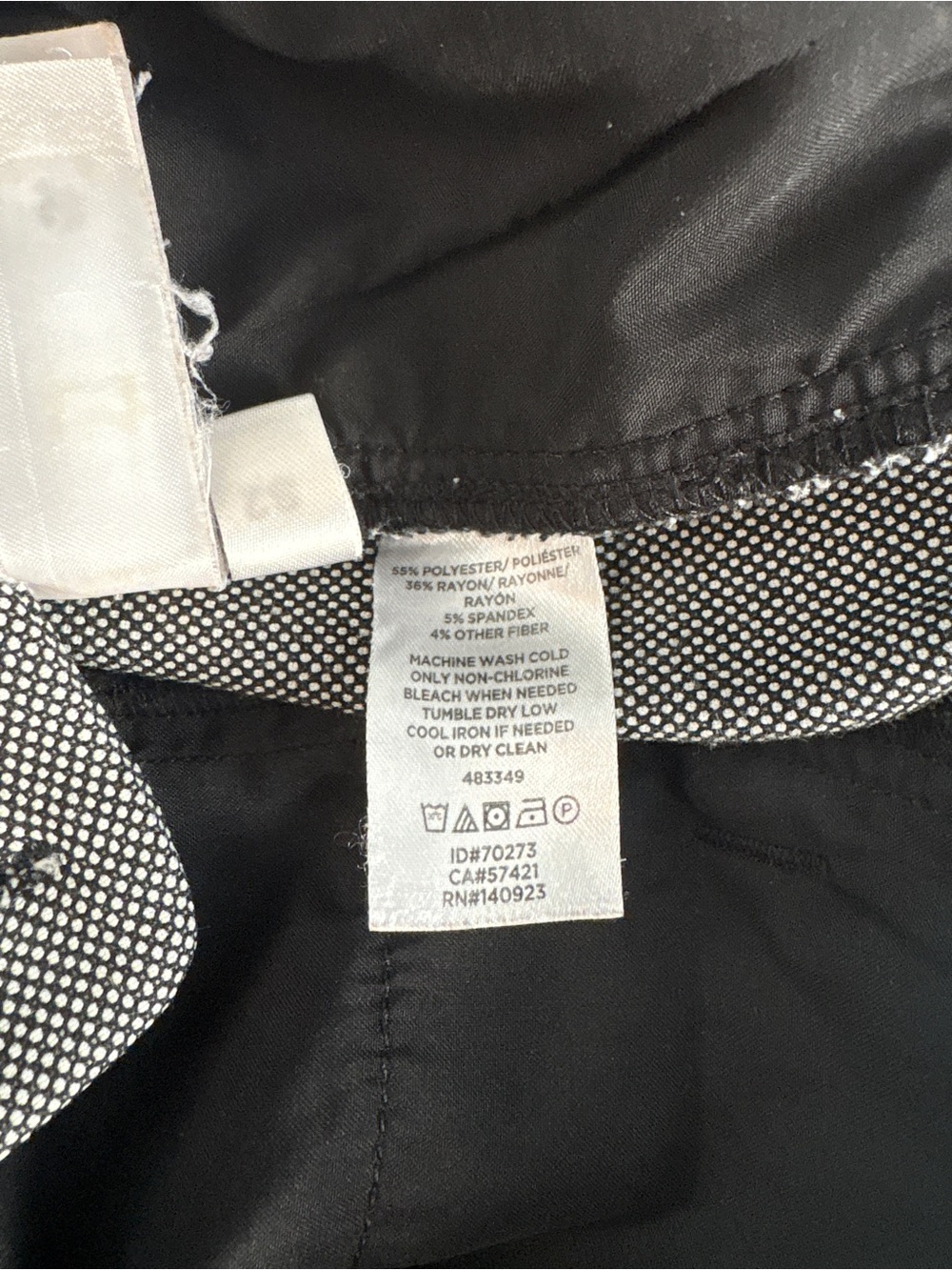 LOFT 0 PetitieWomen’s Gray Dress Pants - Classic Straight Fit - Picture 5 of 5